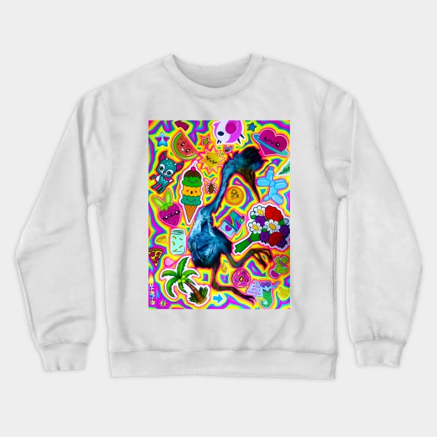 Just Another Egret Crewneck Sweatshirt by austyndelugoart